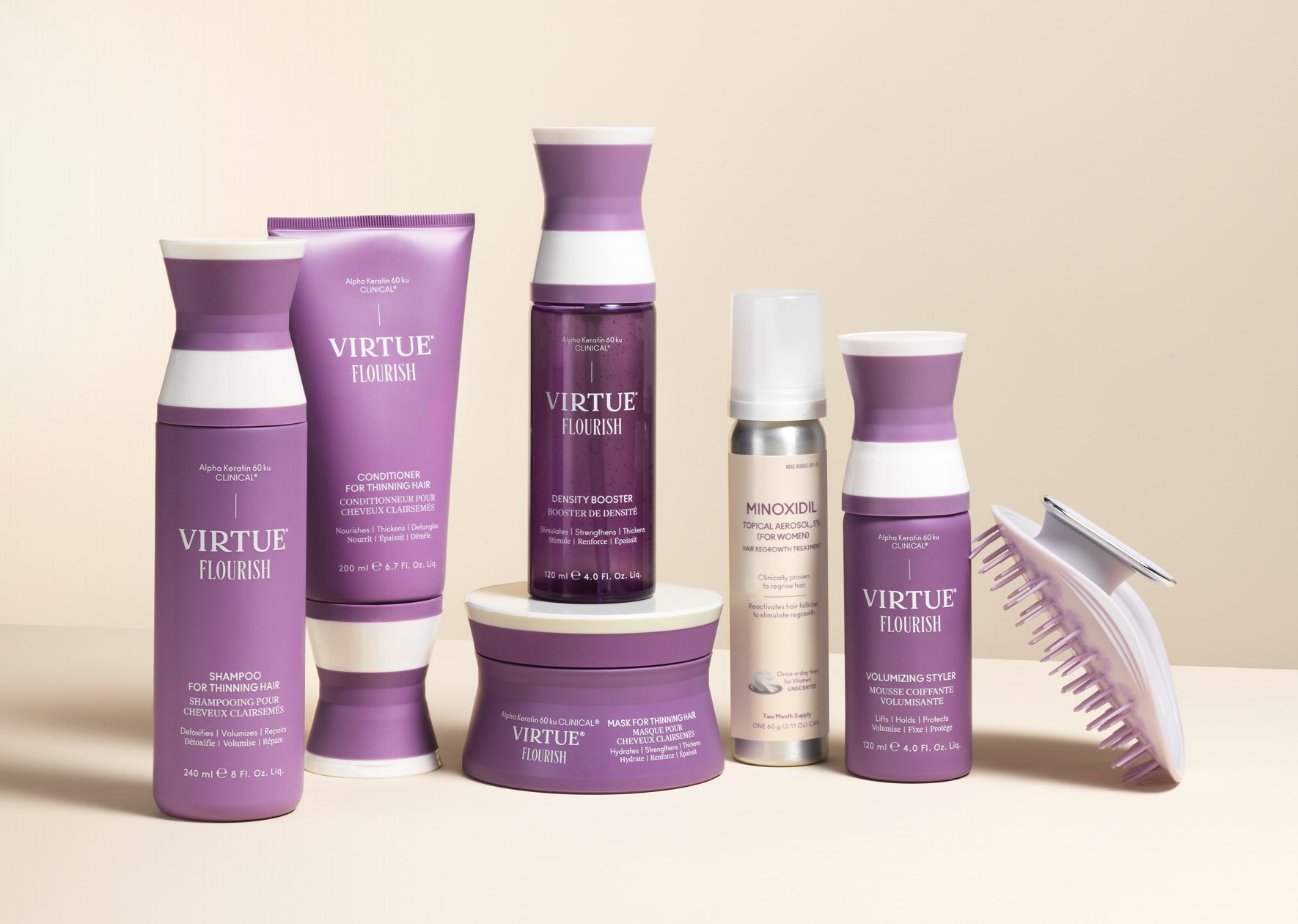 Virtue | Science-Based Treatments for Women's Hair Loss | Virtue Flourish
