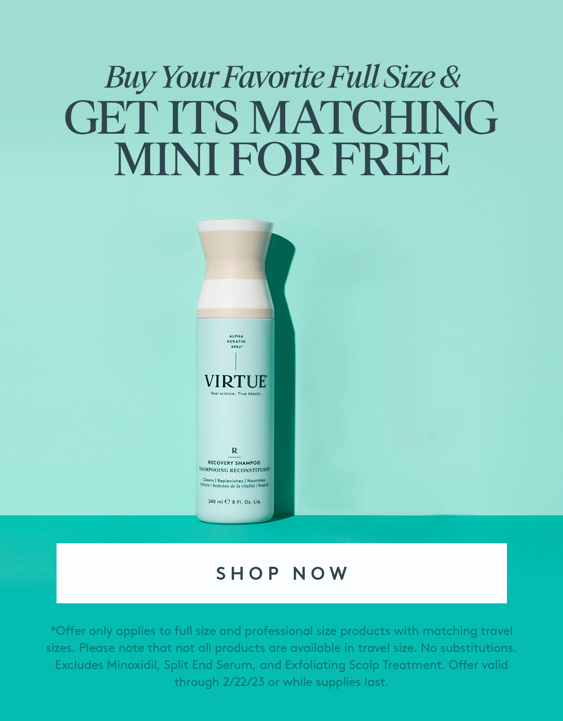 Buy Your Favorite Full Size & Get Its Matching Mini For Free