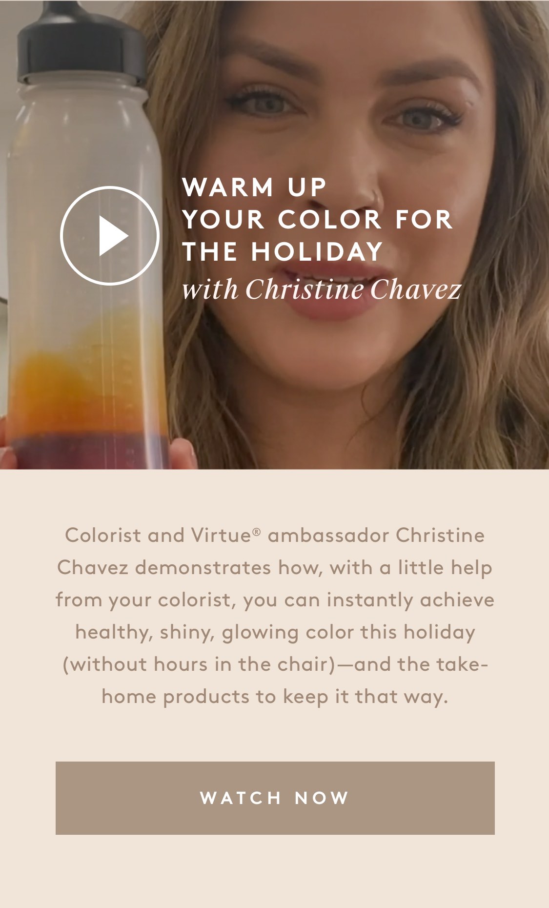 Warm Up Your Color For The Holiday With Christine Chavez